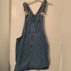 Blue Jean Overall Dress